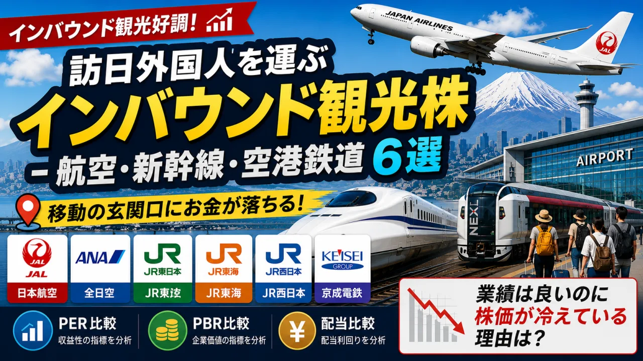 外国人観光客を運ぶインバウンド観光株 - 航空・新幹線・空港鉄道6選