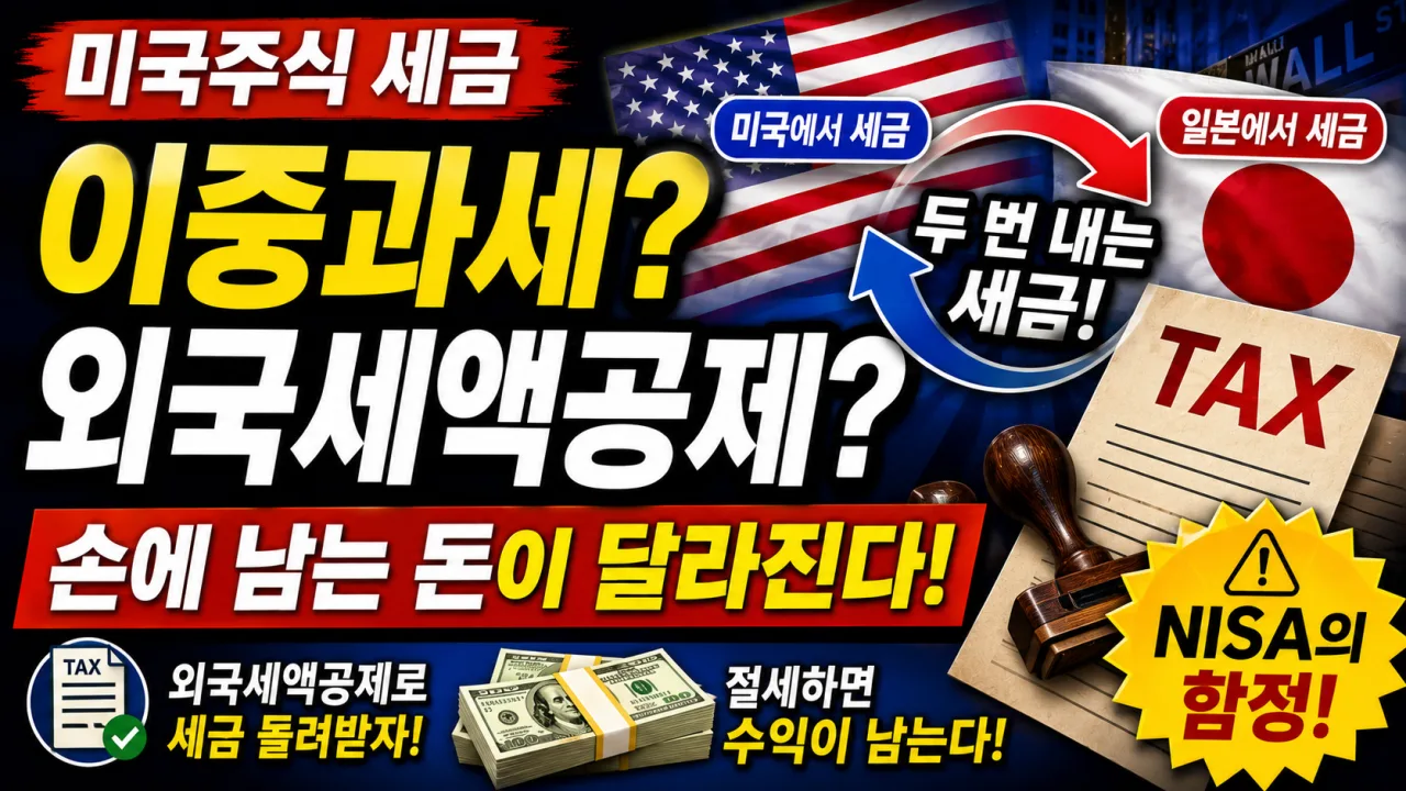 미국주식 세금 - 일본 거주자의 이중과세와 외국세액공제